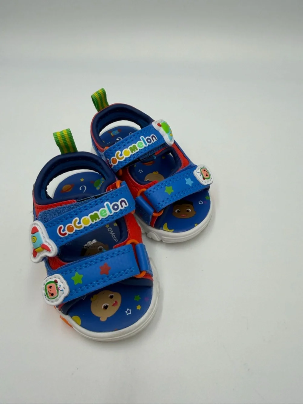 Cocomelon Blue and Red Kids Sandals with Space Characters